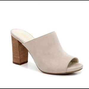 Anne Klein Tillie Neutral Mules Open Toe Heel